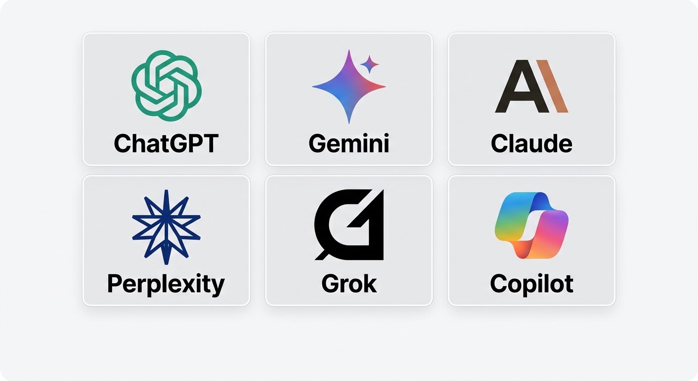 2026 AI 비교 ChatGPT Gemini Claude Perplexity Grok Copilot